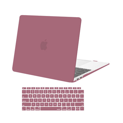 MOSISO Compatible with MacBook Air 13 inch Case 2018-2022 Release A2337 A2179 A1932 Touch ID, Plastic Hard Shell Cover & Keyboard Cover