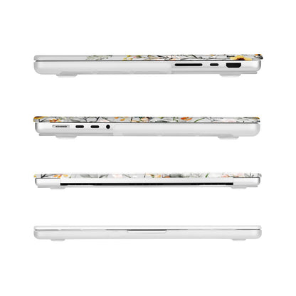 MOSISO Compatible with MacBook Pro 14 inch Case M5-M1 2026-2021 A3427 A3426 A3434 A3112 A3185 A3401 A2918 A2992 A2779 A2442, Garden Flowers Shell Case&Keyboard Cover&Screen Film