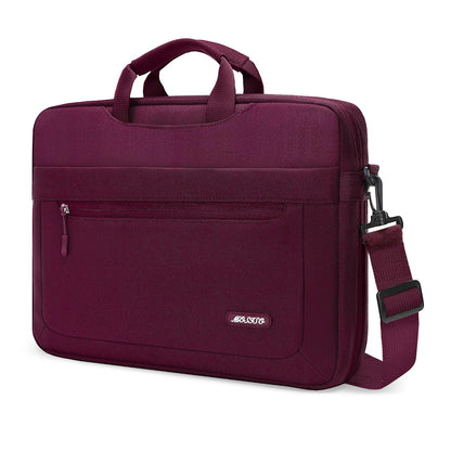 MOSISO Adjustable Depth Laptop Messenger Bag 13.3-17.3 Inch — Shockproof Water-Resistant with Customizable Depth for MacBook HP Dell Acer