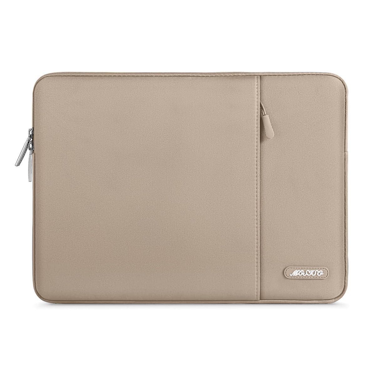 MOSISO Polyester Vertical Laptop Sleeve with Large Front Pocket, Slim Shockproof Case Fits 12.3–18.5 Inch MacBook Neo M1-M5 & Windows Chromebook Laptops