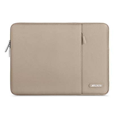 MOSISO Polyester Vertical Laptop Sleeve with Large Front Pocket, Slim Shockproof Case Fits 12.3–18.5 Inch MacBook Neo M1-M5 & Windows Chromebook Laptops