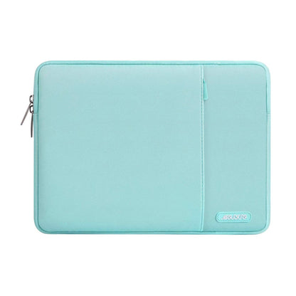 MOSISO Polyester Vertical Laptop Sleeve with Large Front Pocket, Slim Shockproof Case Fits 12.3–18.5 Inch MacBook Neo M1-M5 & Windows Chromebook Laptops