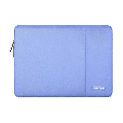 MOSISO Polyester Vertical Laptop Sleeve with Large Front Pocket, Slim Shockproof Case Fits 12.3–18.5 Inch MacBook Neo M1-M5 & Windows Chromebook Laptops