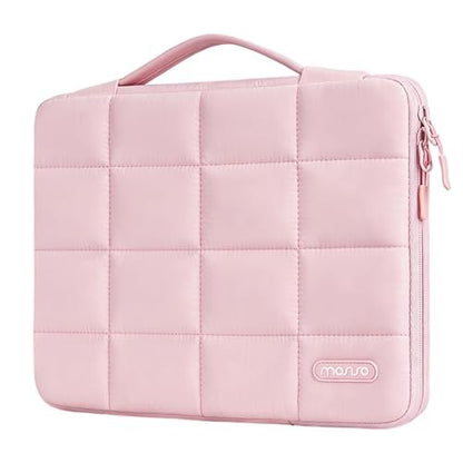 MOSISO 360 Laptop Sleeve 13 Inch, Shockproof Notebook Bag Compatible with MacBook Air/Pro, Surface Pro, Dell XPS 13, Case with Handle & Luggage Strap