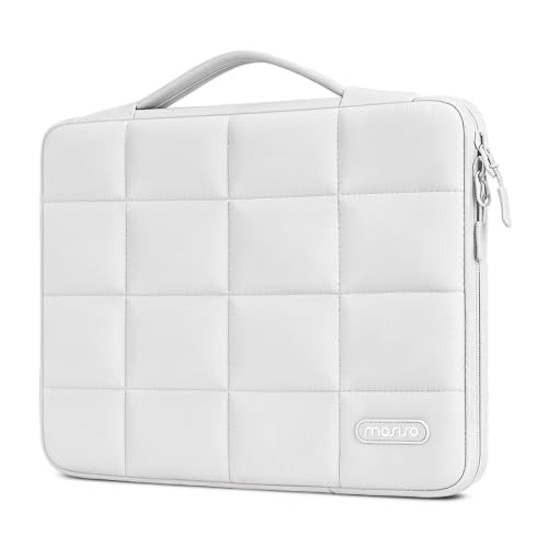 MOSISO 360 Laptop Sleeve 13 Inch, Shockproof Notebook Bag Compatible with MacBook Air/Pro, Surface Pro, Dell XPS 13, Case with Handle & Luggage Strap